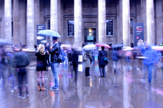 Rainy day at the British Museum