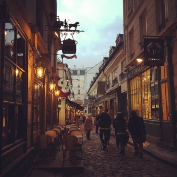 A magical walking street we stumbled upon at dusk, c/o Katie Rodgers