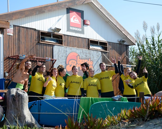 Yellow team, week 2.  c/o Baleal Surf Camp