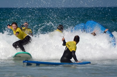 Karate master/surfer