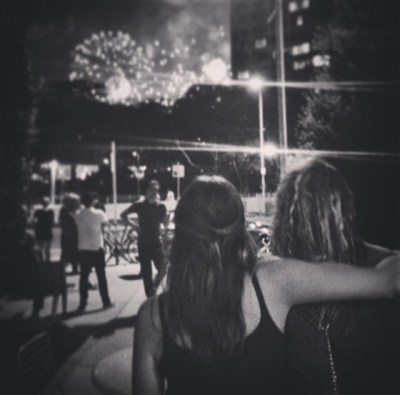 A moment between friends, image c/o CJ Himberg