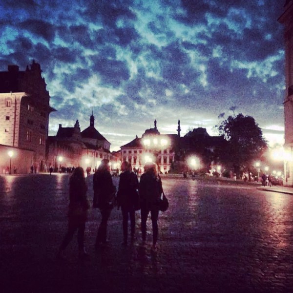 The ladies at the top of Prague