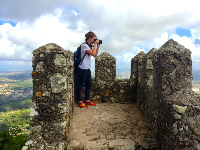Shooting on the top of Sintra, Portugal